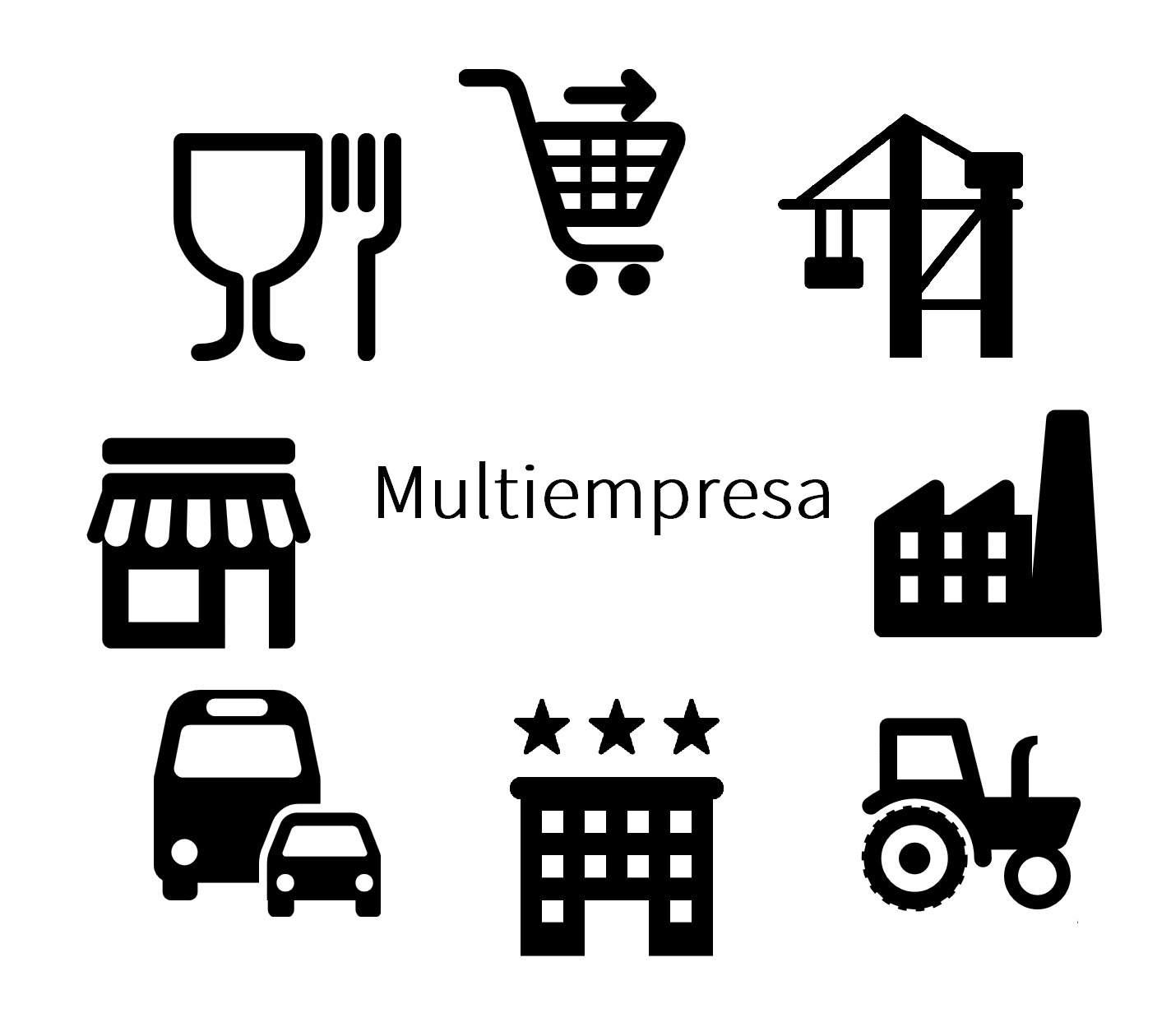 Logo empresa de múltiples servicios