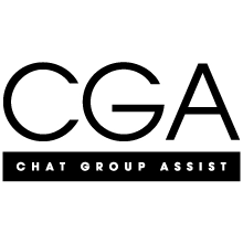 Logo Chat Group Assist Company