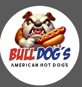 Logo Bull dogs American Hot dogs