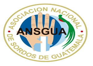 Logo Asociación Nacional de Sordos de Guatemala