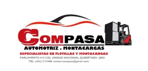 Logo Compasa Automotriz y Montacargas