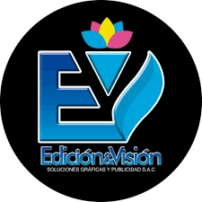 Logo EDICIÓN & VISIÓN SOLUCIONES GRÁFICAS Y PUBLICIDAD S.A.C.